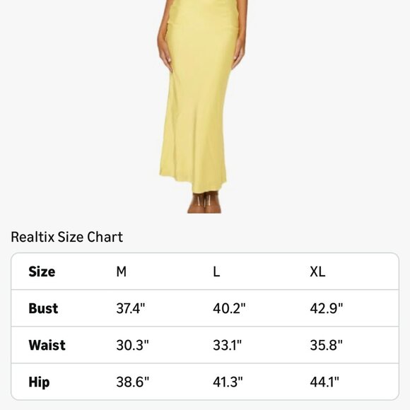 Satin off the shoulder ruched backless maxi dress- Realtix- Yellow Large - Picture 9 of 11